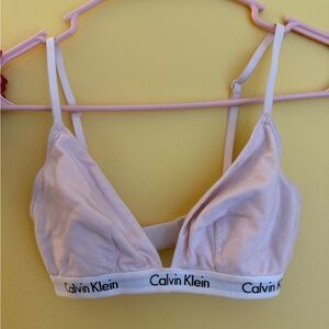 Calvin Klein Light Pink Bralette Small